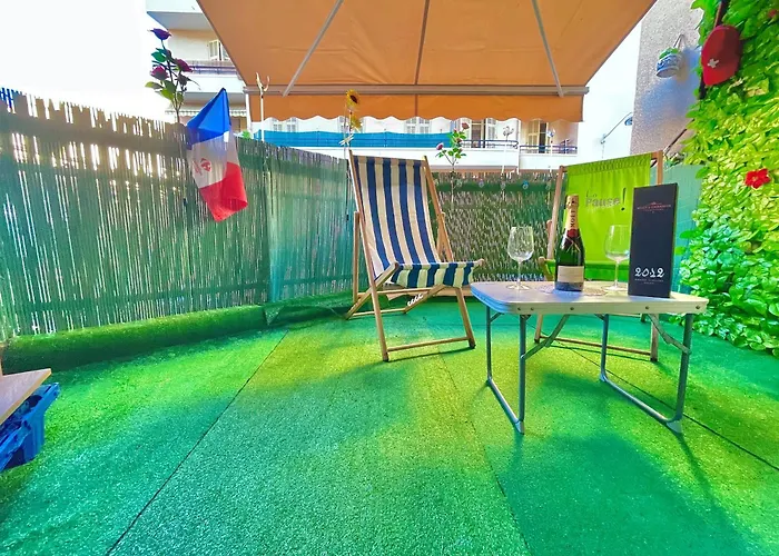 Appartement Center Side Free Paddle Beautiful Terrace Nice
