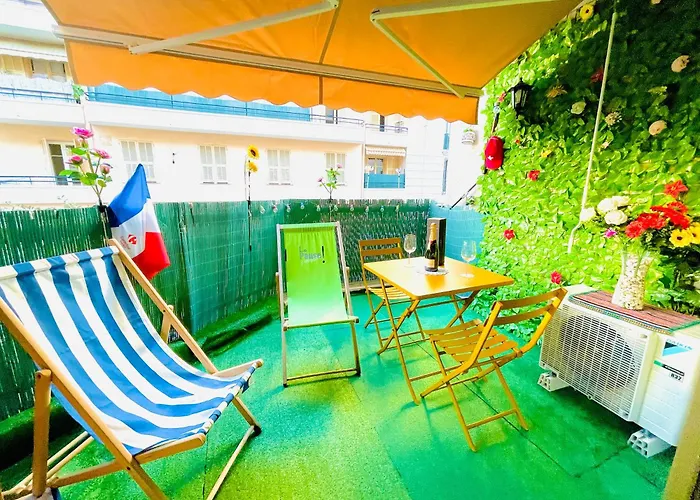 Center Side Free Paddle Beautiful Terrace Appartement Nice
